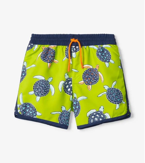 Tropical Turtles Swim Trunks
