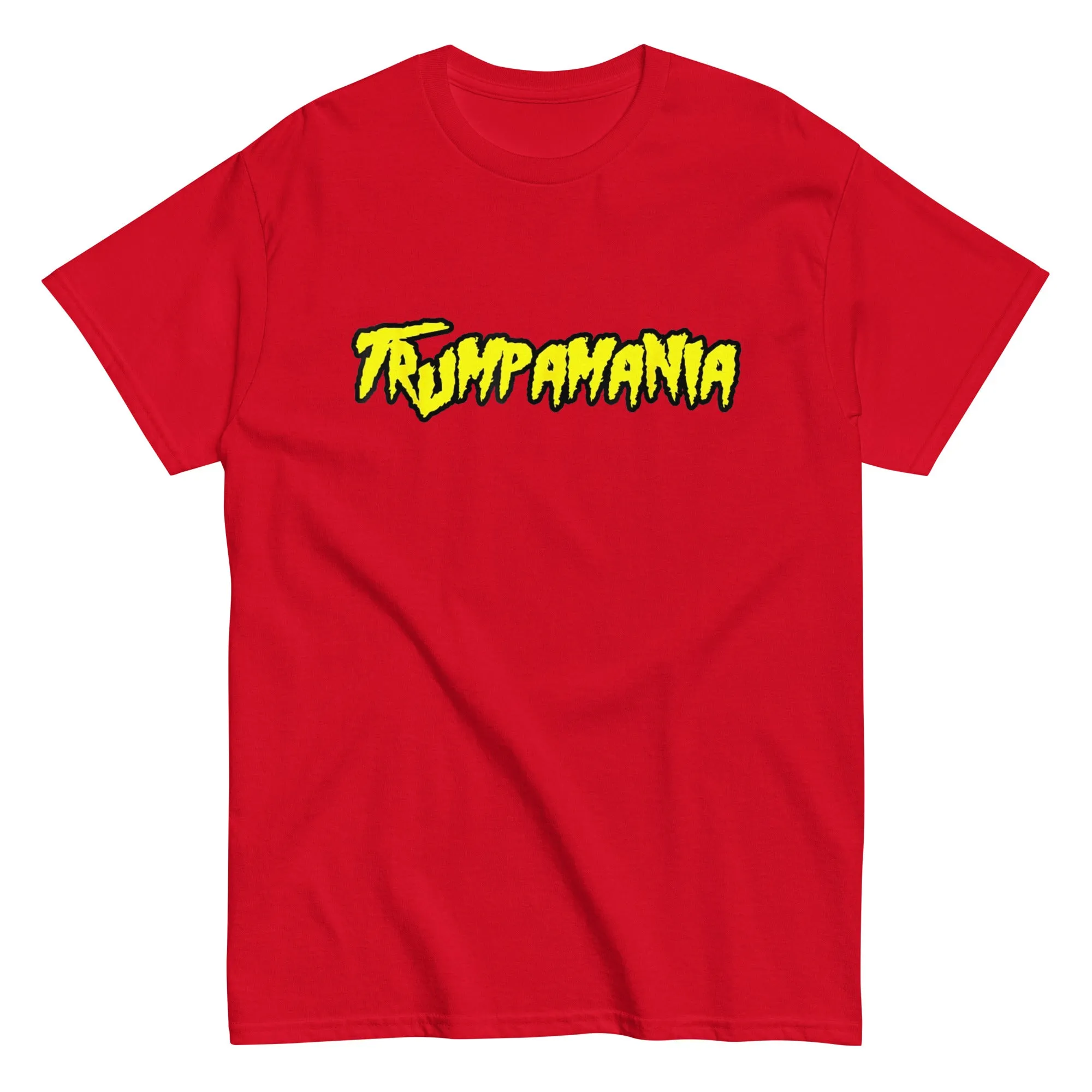 Trumpamania Shirt Trump Wrestling T Shirt Republican Mens Meme Gold White xl xxl