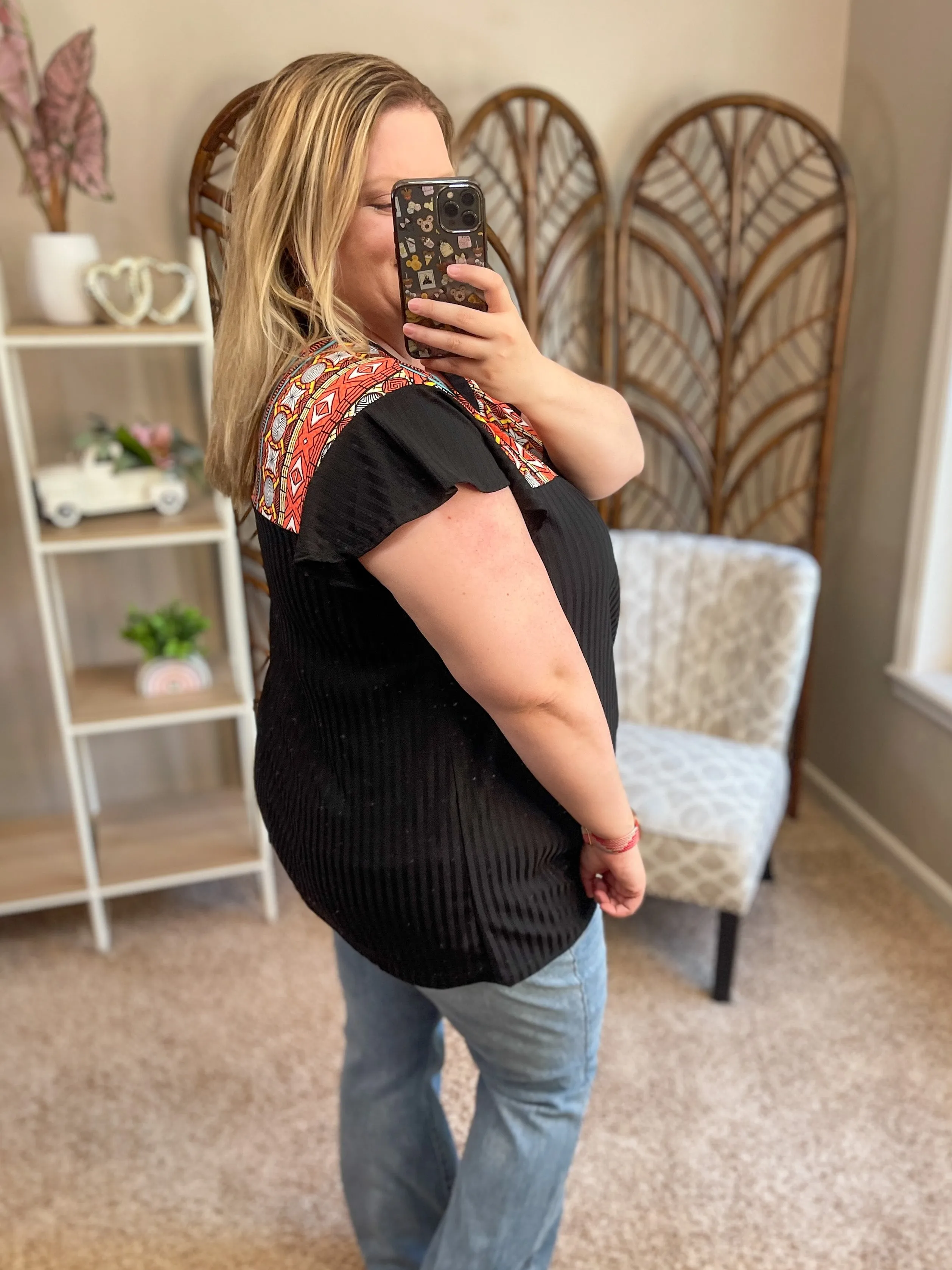 Trusting Myself Top - Black