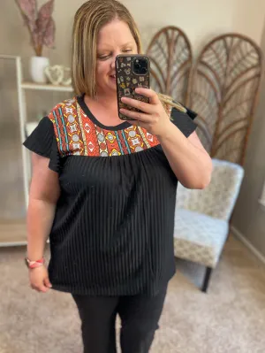Trusting Myself Top - Black