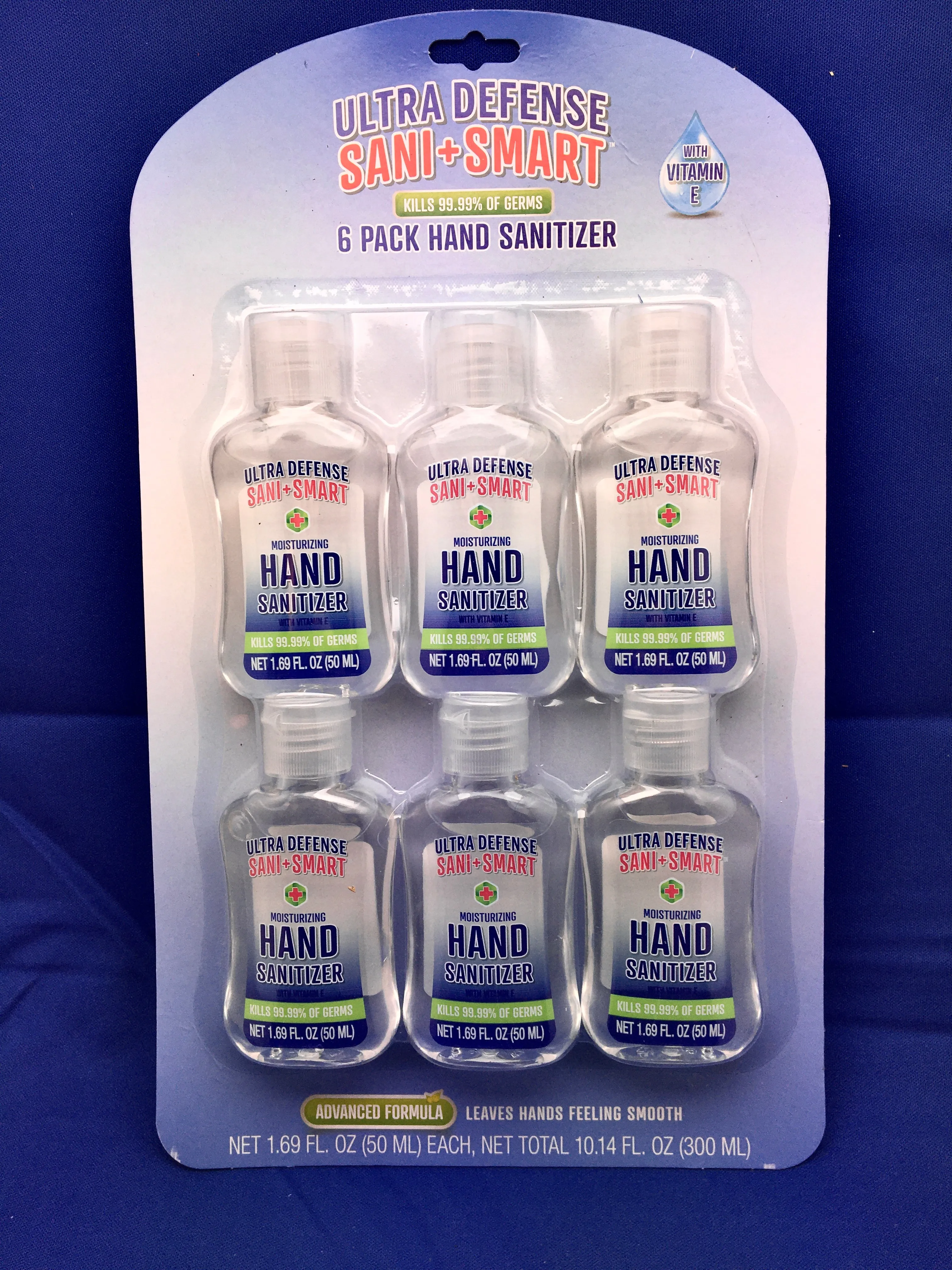 Ultra Defense Sani   Smart 6 Pack of Hand Sanitizer