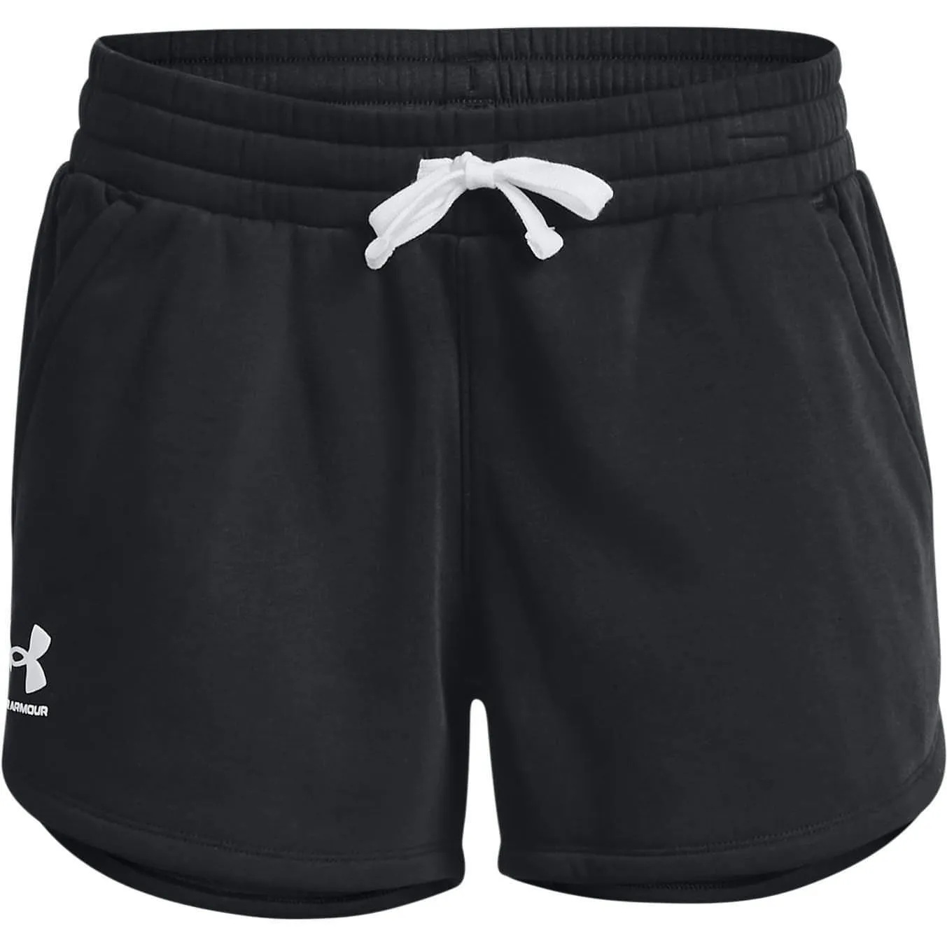 Under Armour Rival Womens Fleece Shorts - Black