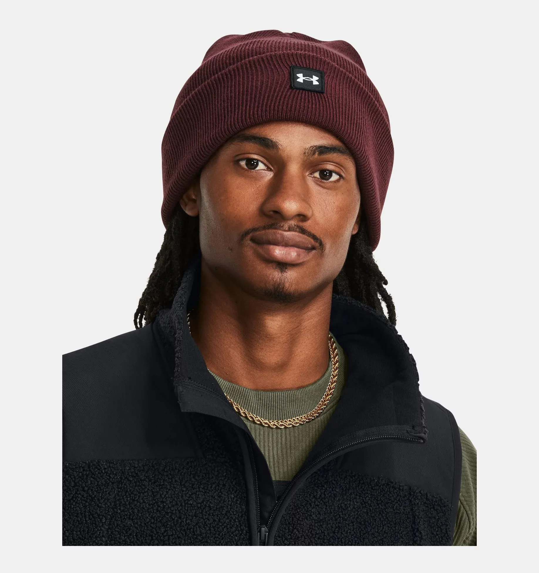 Under Armour UA Halftime Cuff Beanie - Dark Maroon
