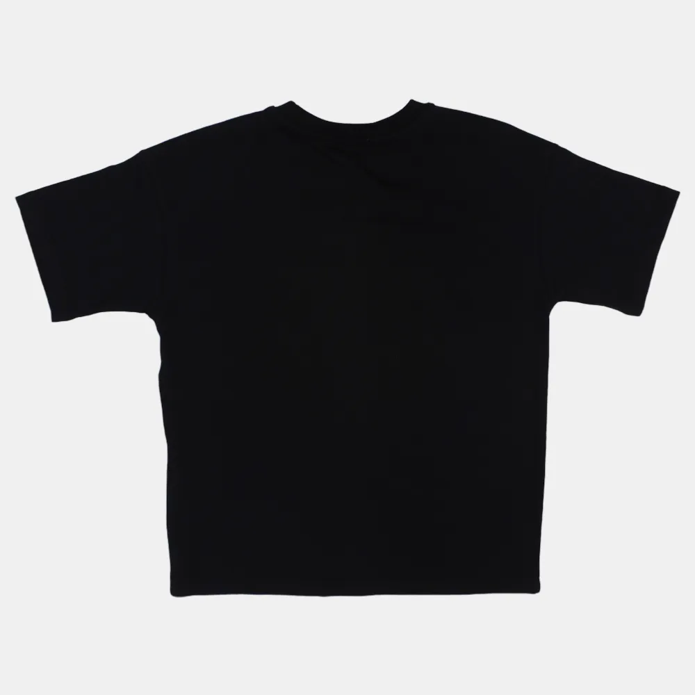 Unisex Cotton T-Shirt – Black "Full Time Job" Print