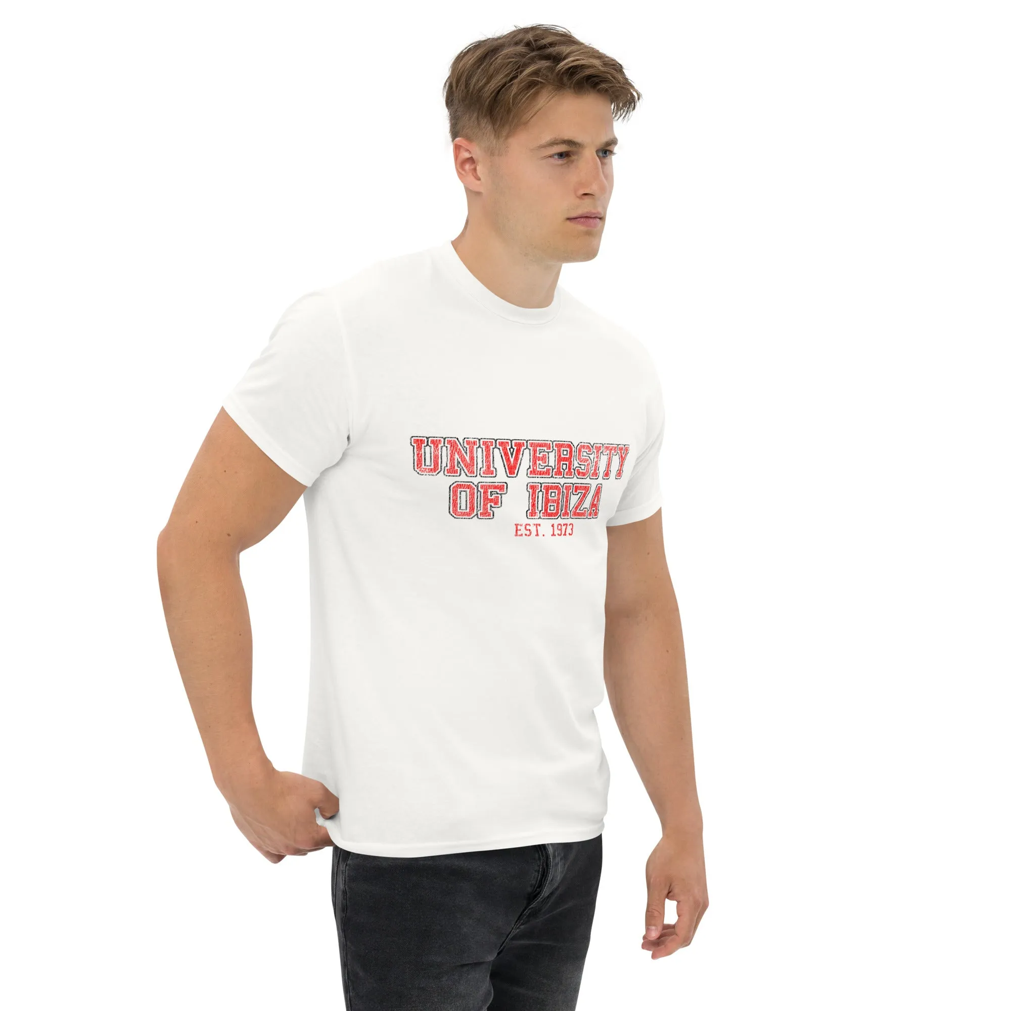 University of Ibiza Vintage Logo Men's T-shirt