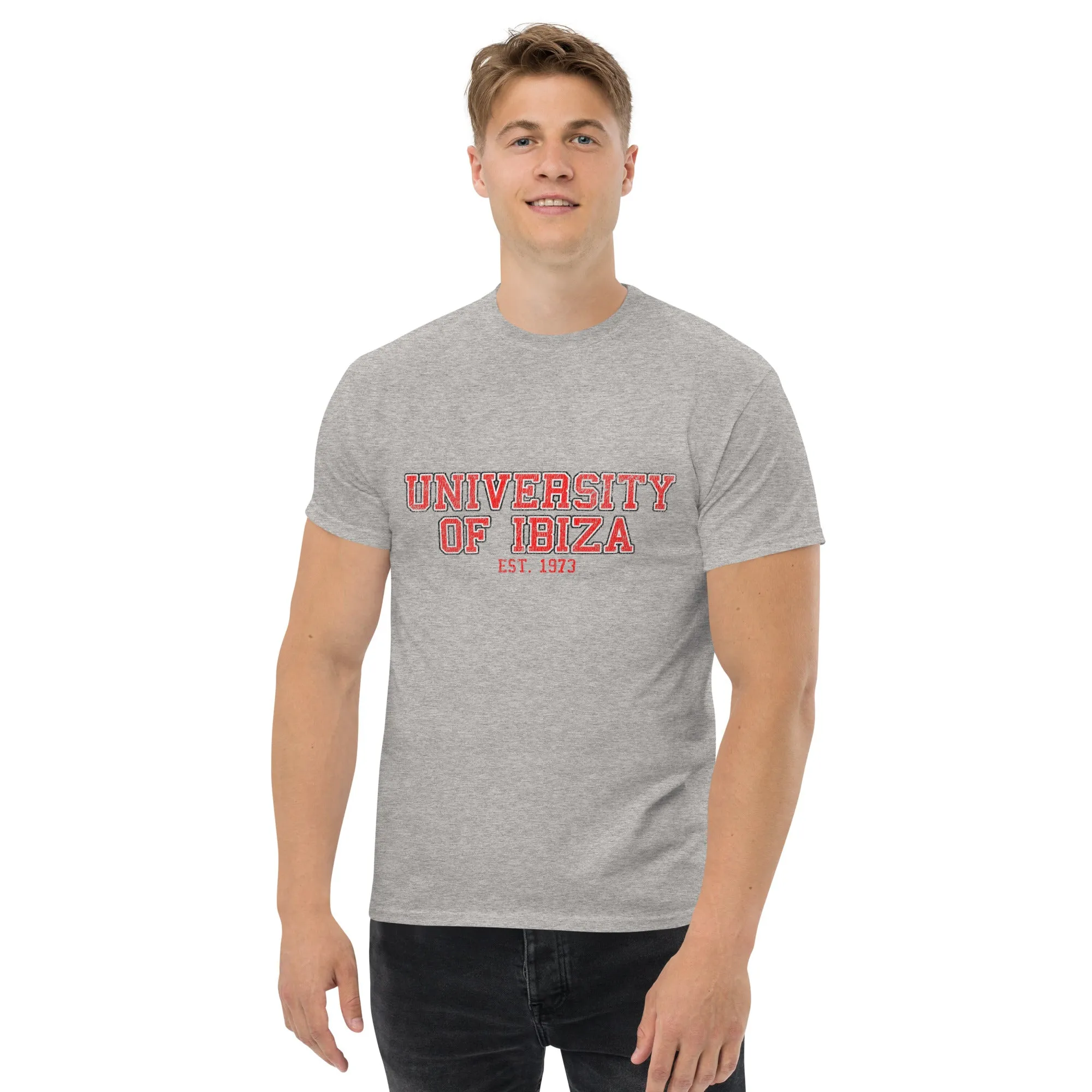 University of Ibiza Vintage Logo Men's T-shirt