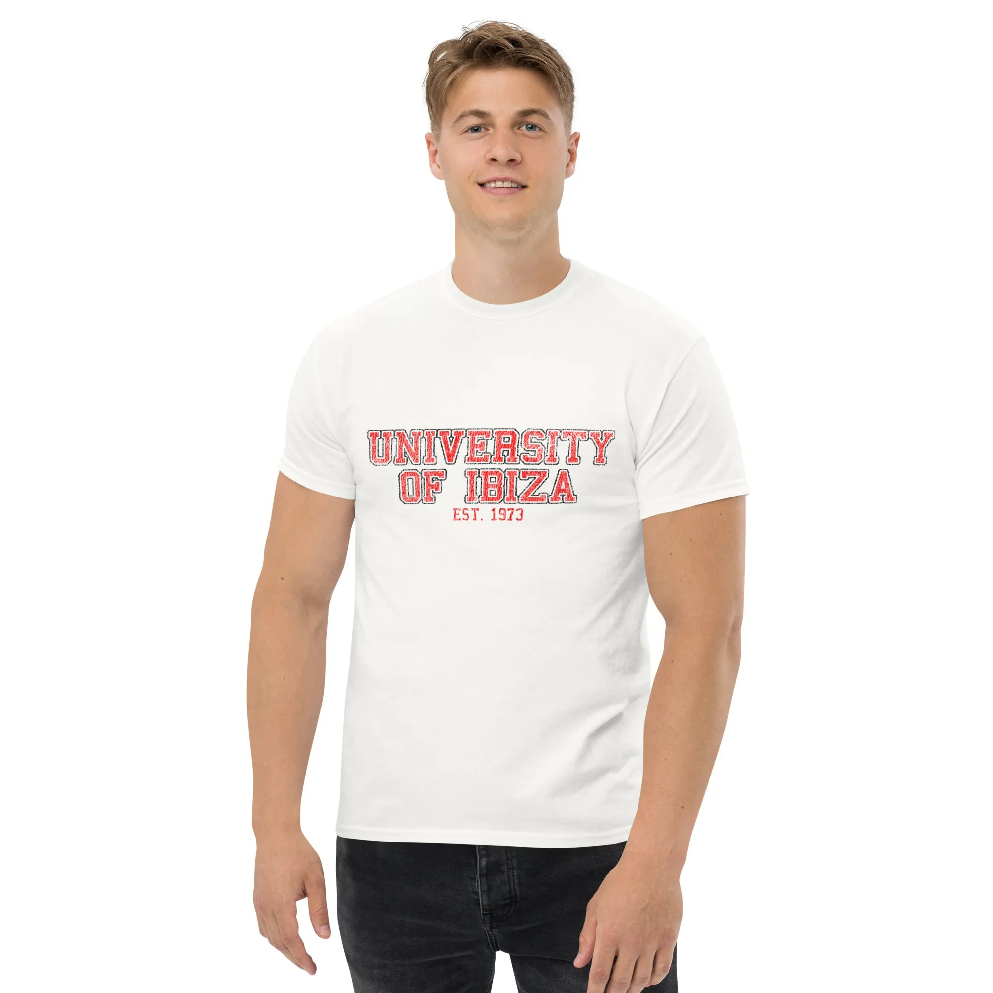 University of Ibiza Vintage Logo Men's T-shirt