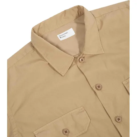 Utility SS Shirt , Sand