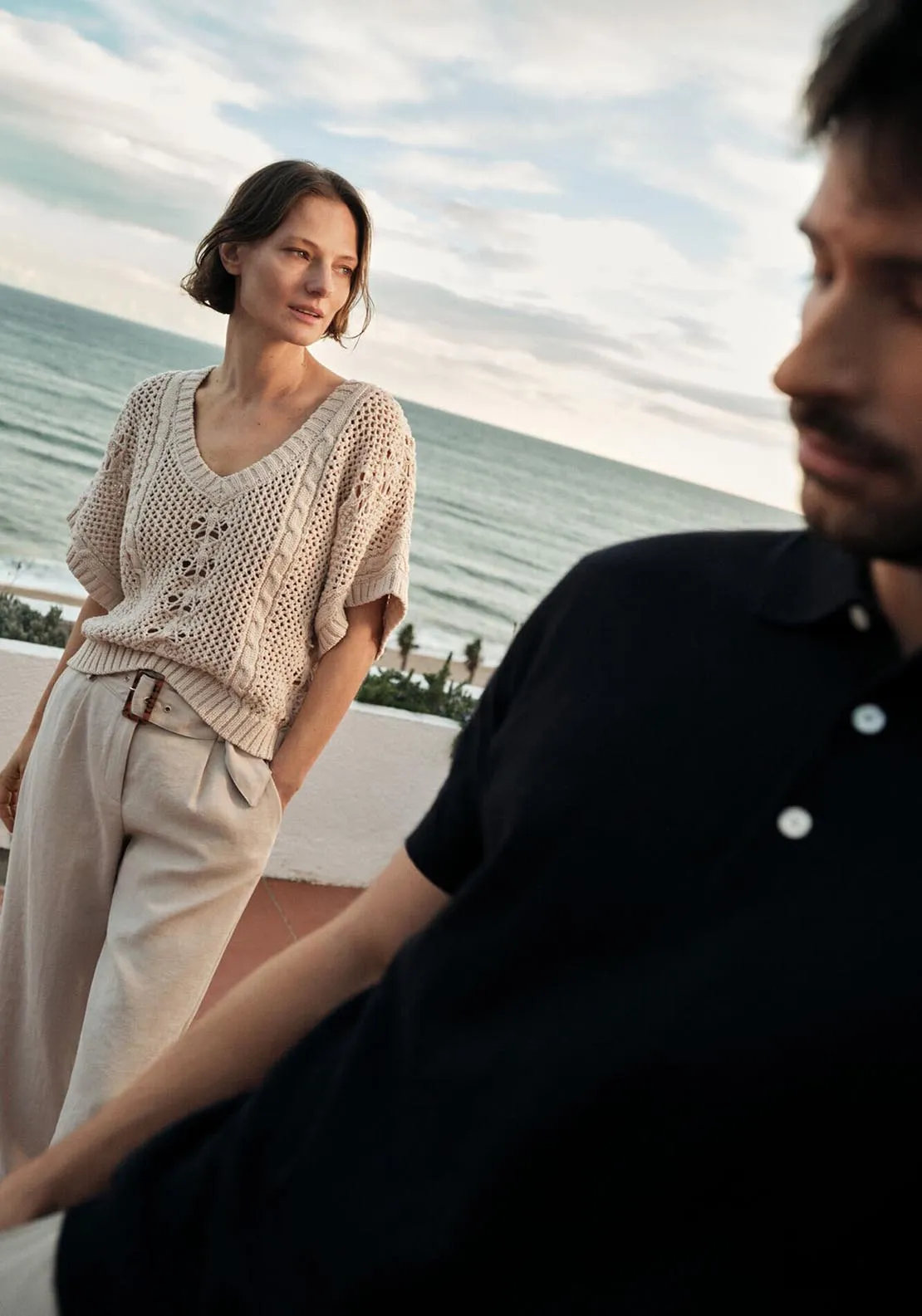 Wide Sleeve Jumper - Ivory