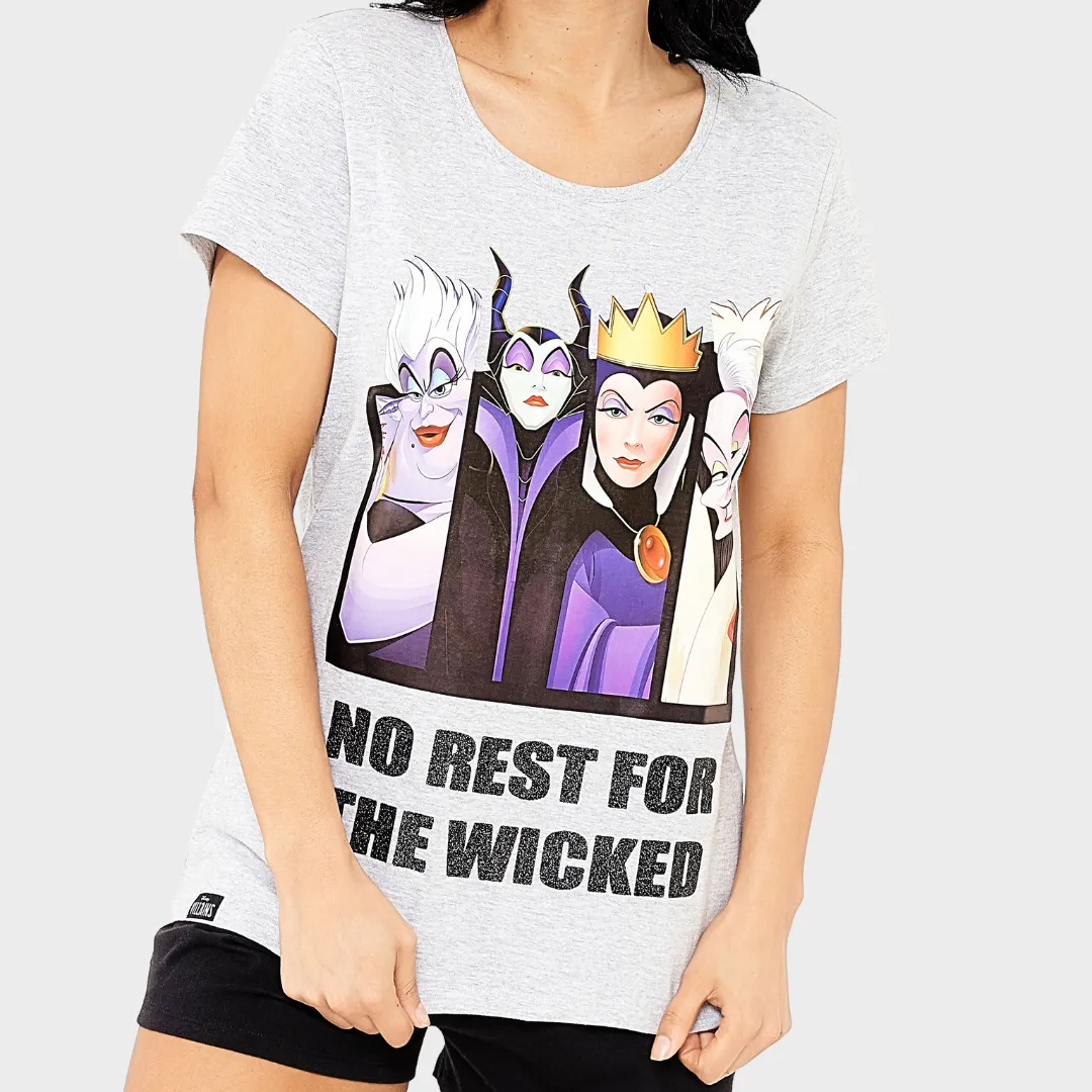 Womens Disney Villain Short Pajamas