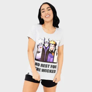 Womens Disney Villain Short Pajamas
