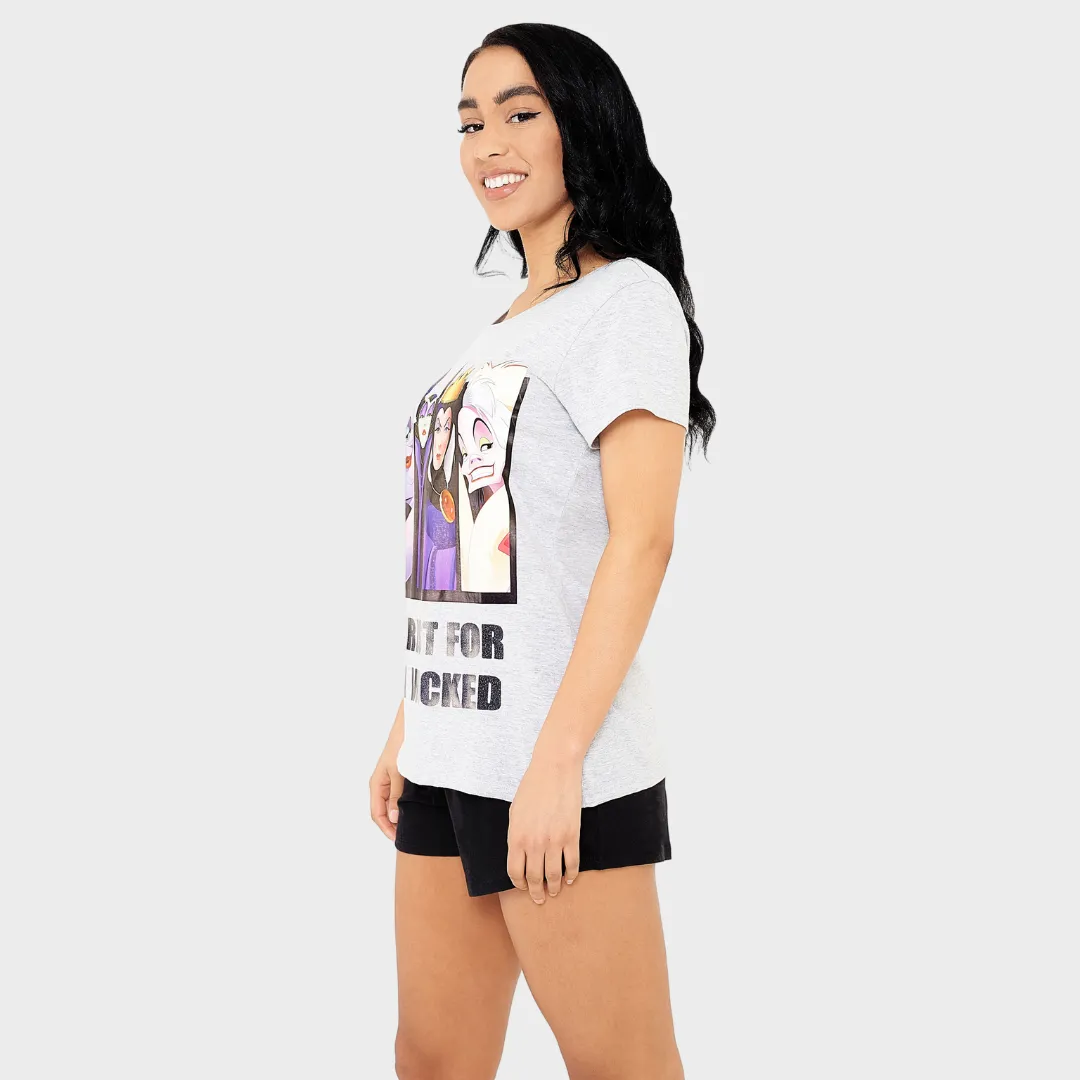 Womens Disney Villain Short Pajamas