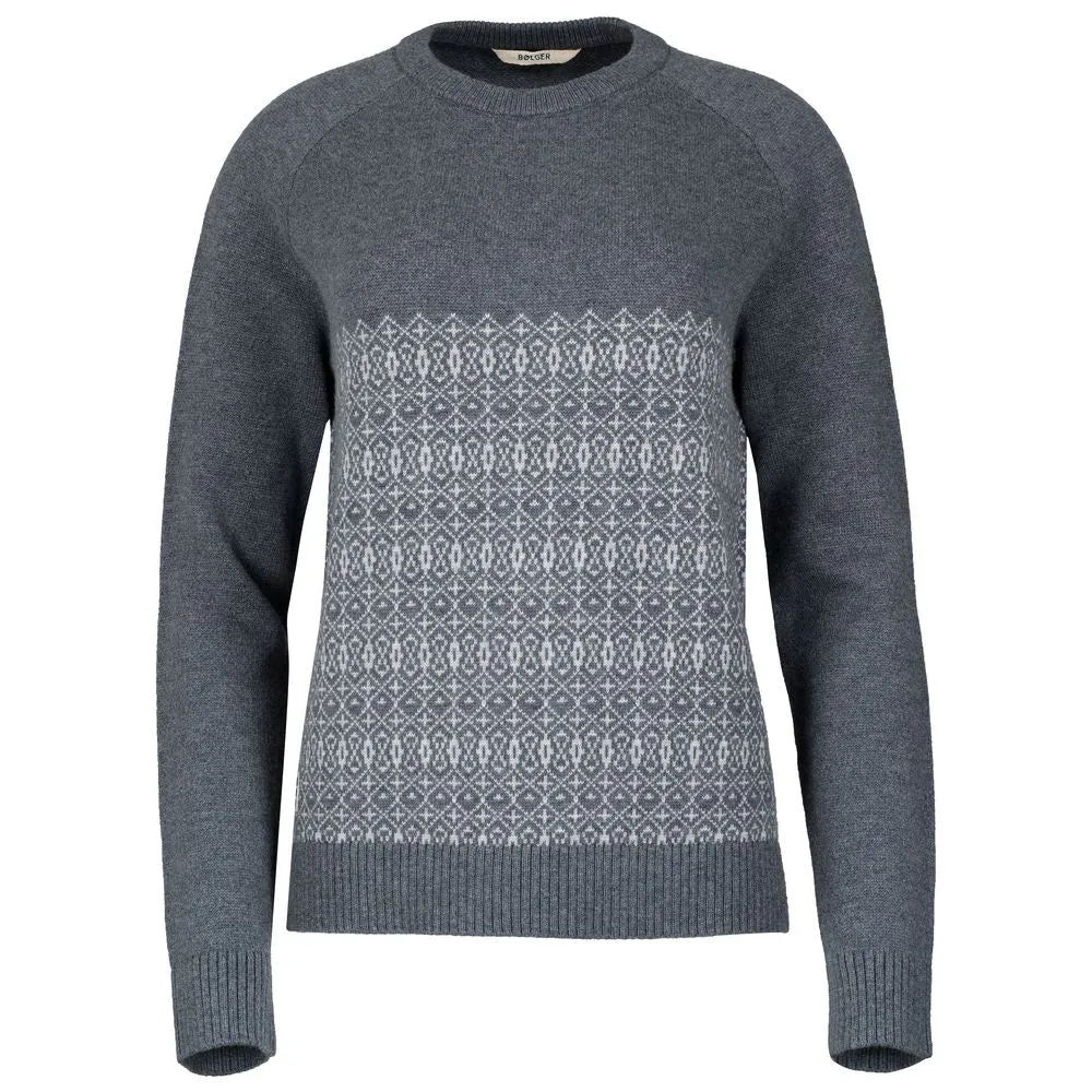 Womens Flakstad Fairisle Crew Sweater