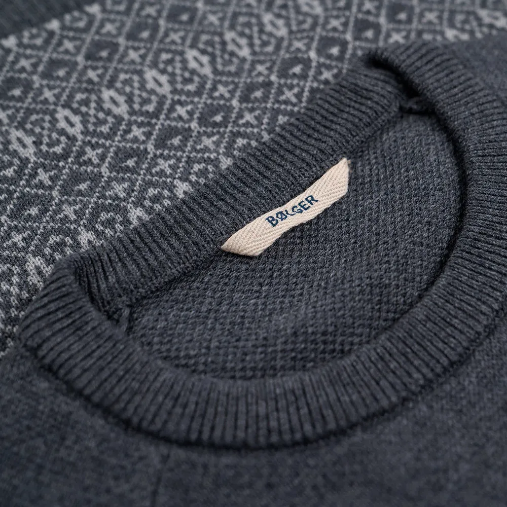 Womens Flakstad Fairisle Crew Sweater
