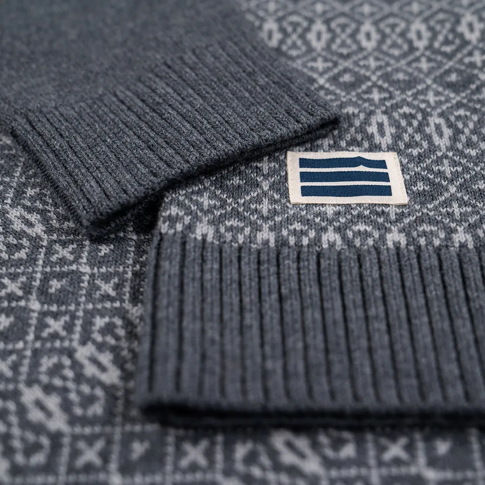 Womens Flakstad Fairisle Crew Sweater