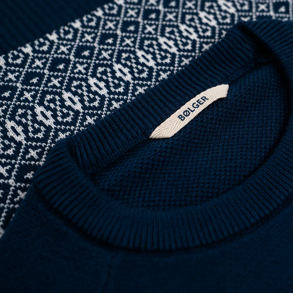 Womens Flakstad Fairisle Crew Sweater