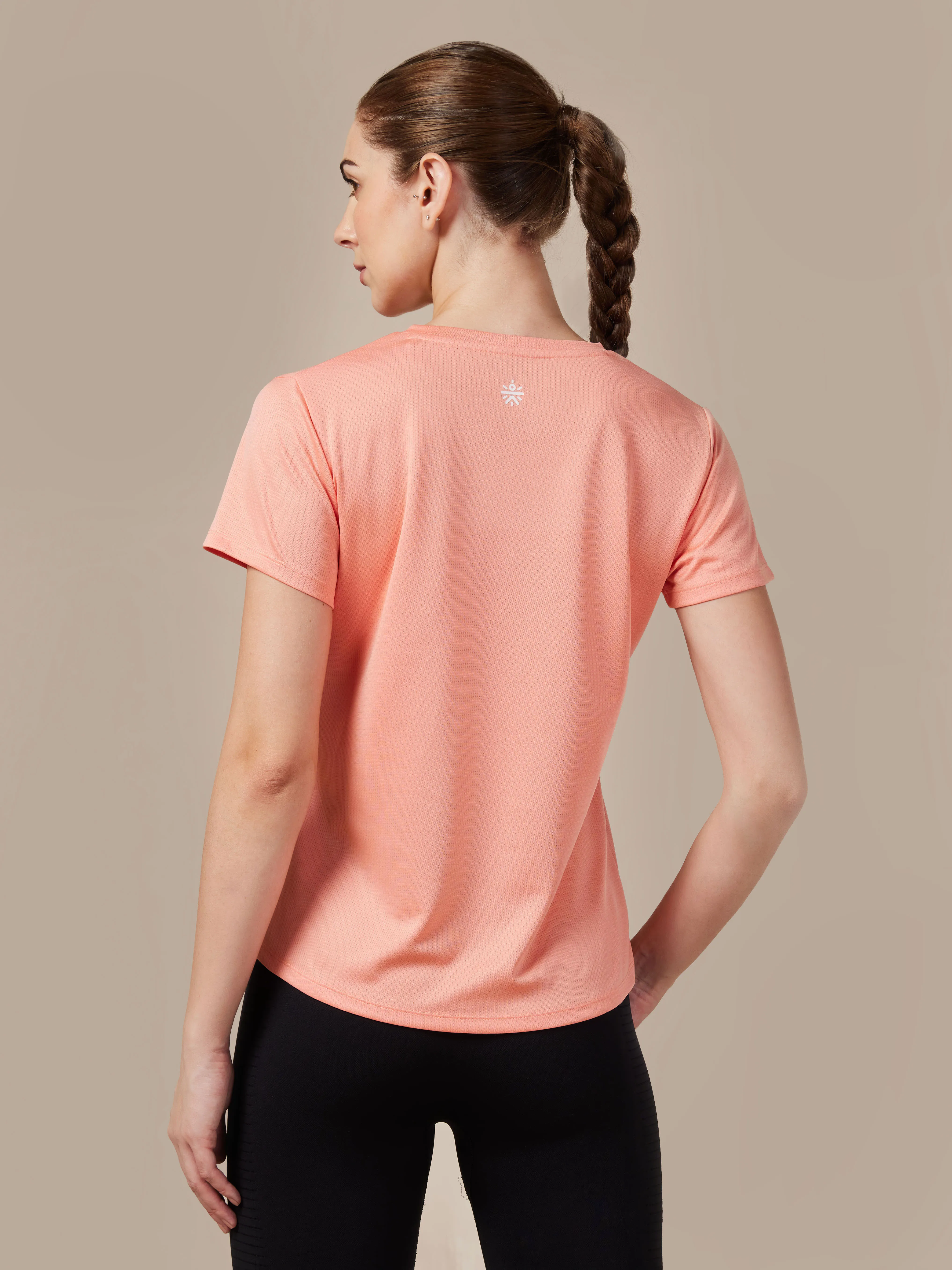 Women's Orange Performance T-shirt