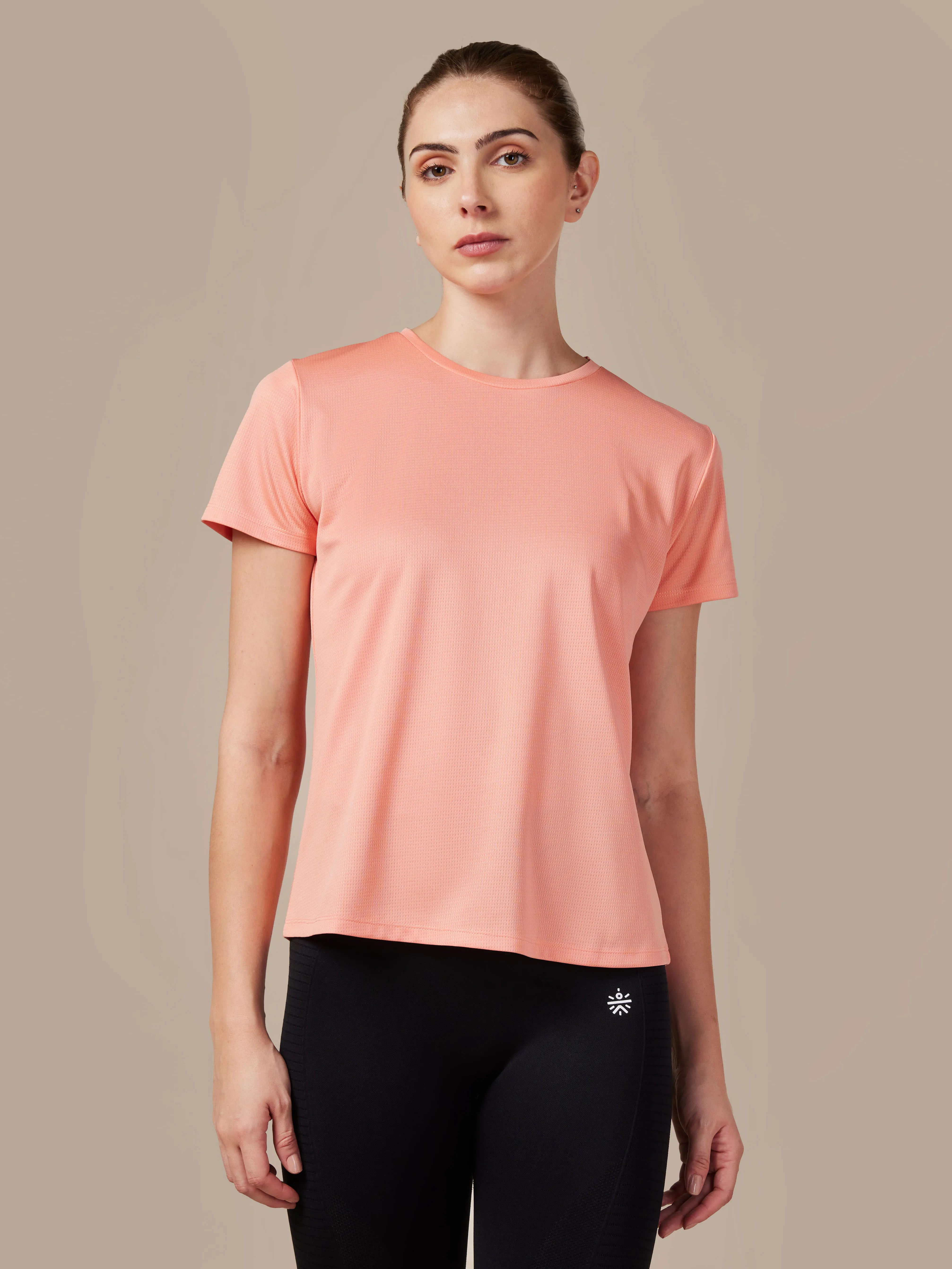 Women's Orange Performance T-shirt