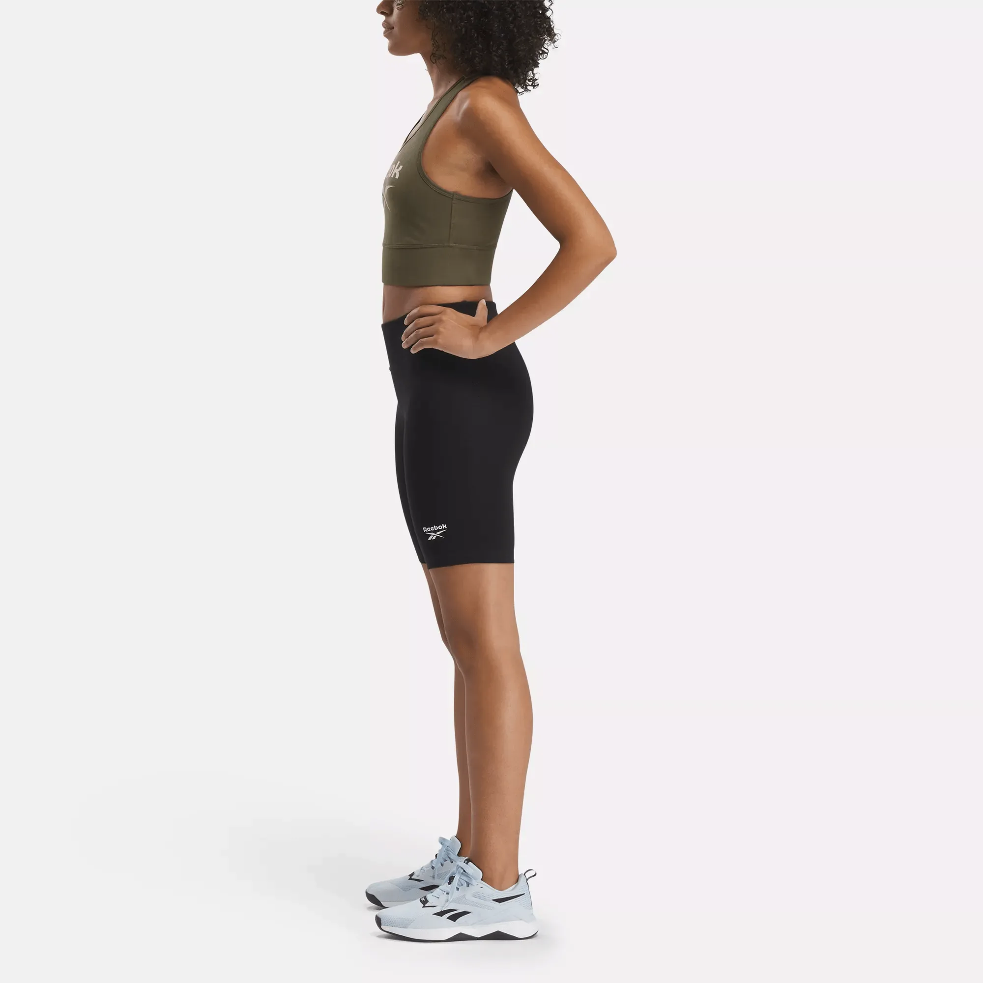 Women's Reebok Identity Small Logo Cotton Bike Short 7"