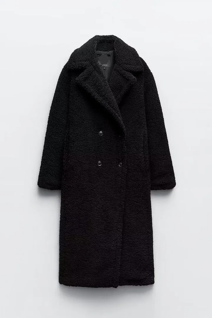 Women's Trendy Teddiza Long Teddy Coat