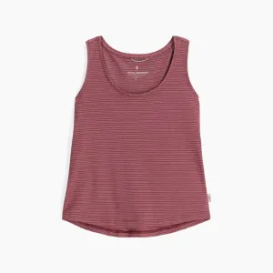 Women's Vacationer Boxy Tank - Wild Rhubarb Strawberry