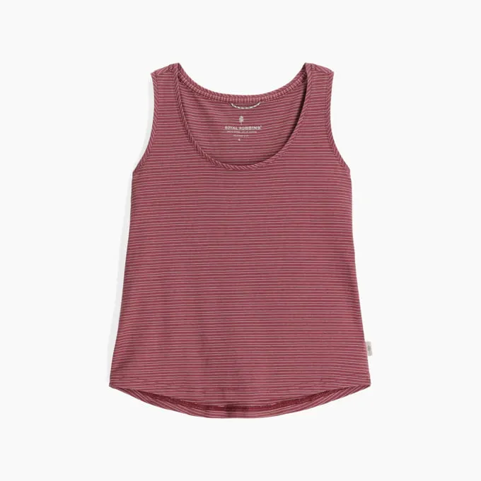 Women's Vacationer Boxy Tank - Wild Rhubarb Strawberry