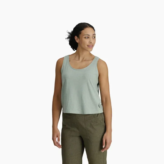 Women's Vacationer Boxy Tank - Wild Rhubarb Strawberry
