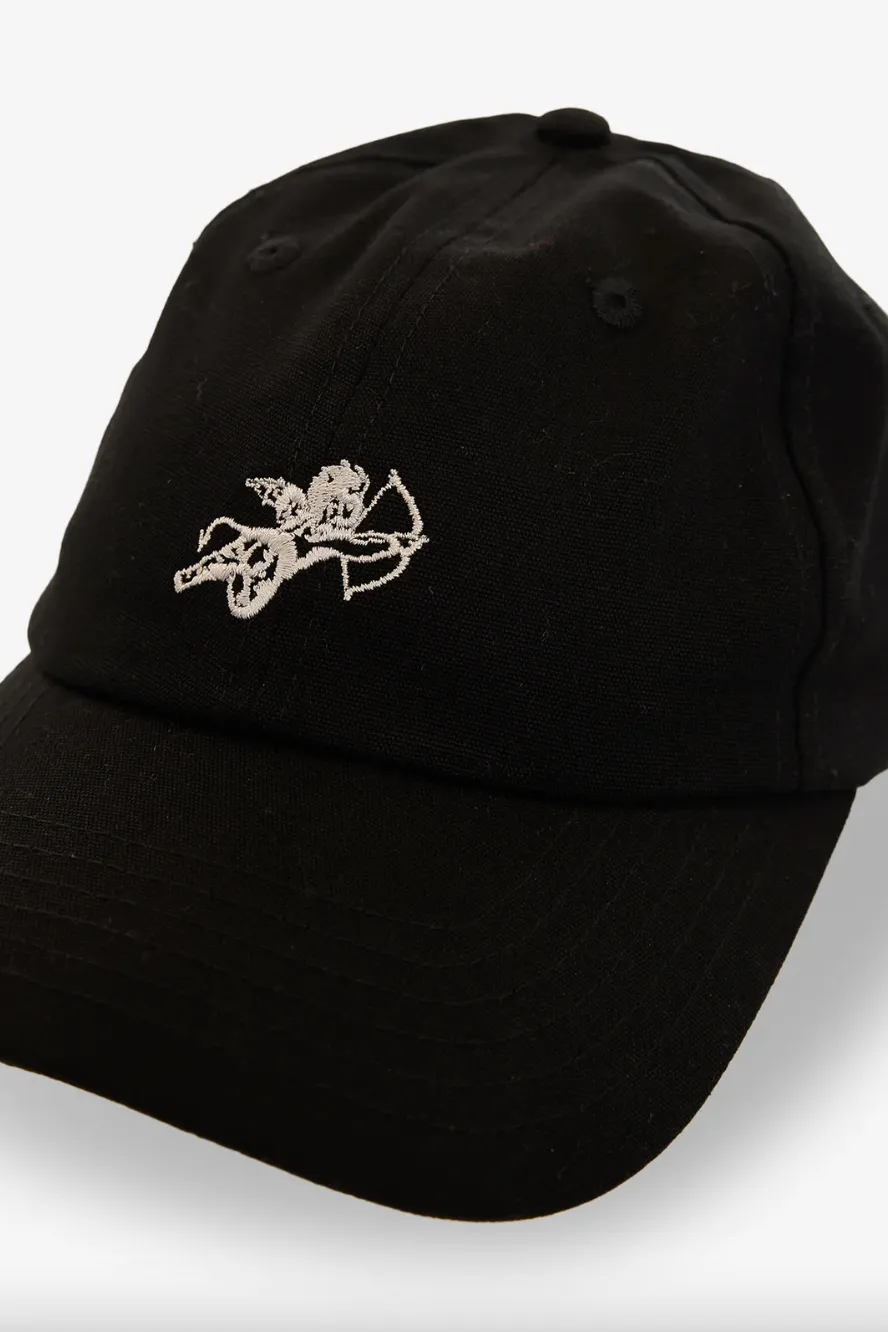 WORSHIP SUPPLIES CHERUB CANVAS DAD HAT - BLACK
