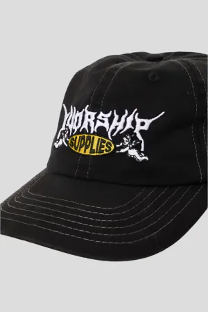 WORSHIP SUPPLIES MESSENGER HAT - BLACK