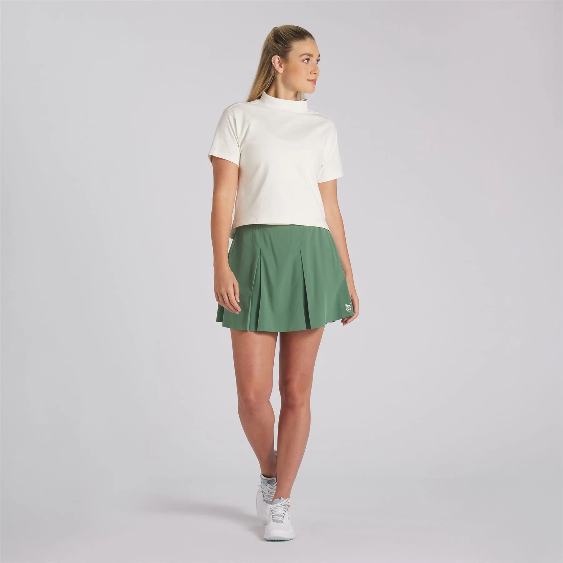 X QGC Mock Neck Warm White