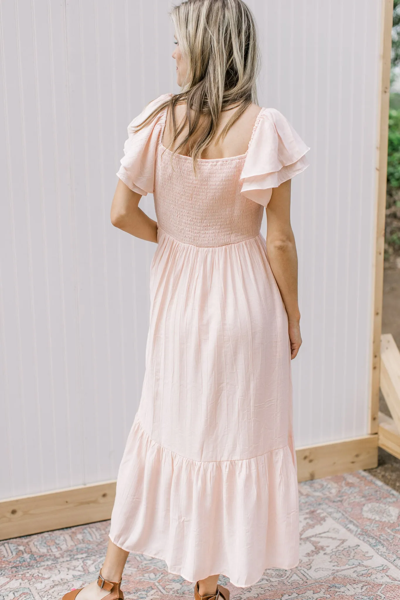 XZ Peach Blush Dress