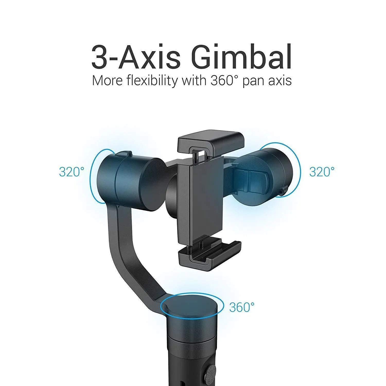 YI Smartphone Handheld Gimbal 360 degree 3-Axis