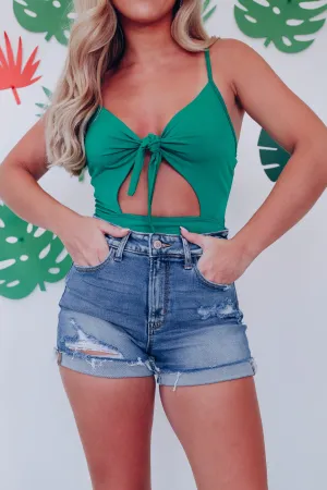 Zach Distressed Denim Shorts - Medium